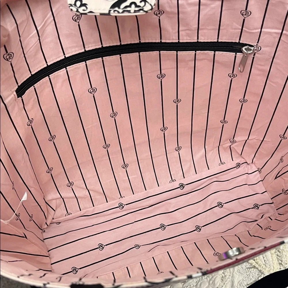 NWOT Brighton "My Sweet Valentine" Tote { small flaw} - Picture 9 of 13